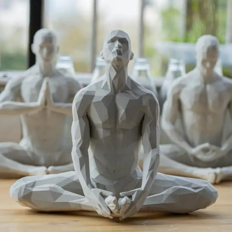 Meditation Statue Abstract Indoor