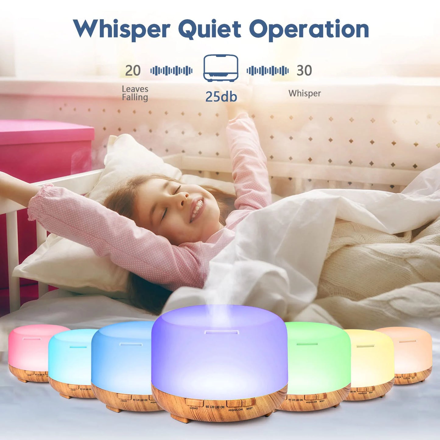 500ML Aroma Diffuser (Oils Optional)