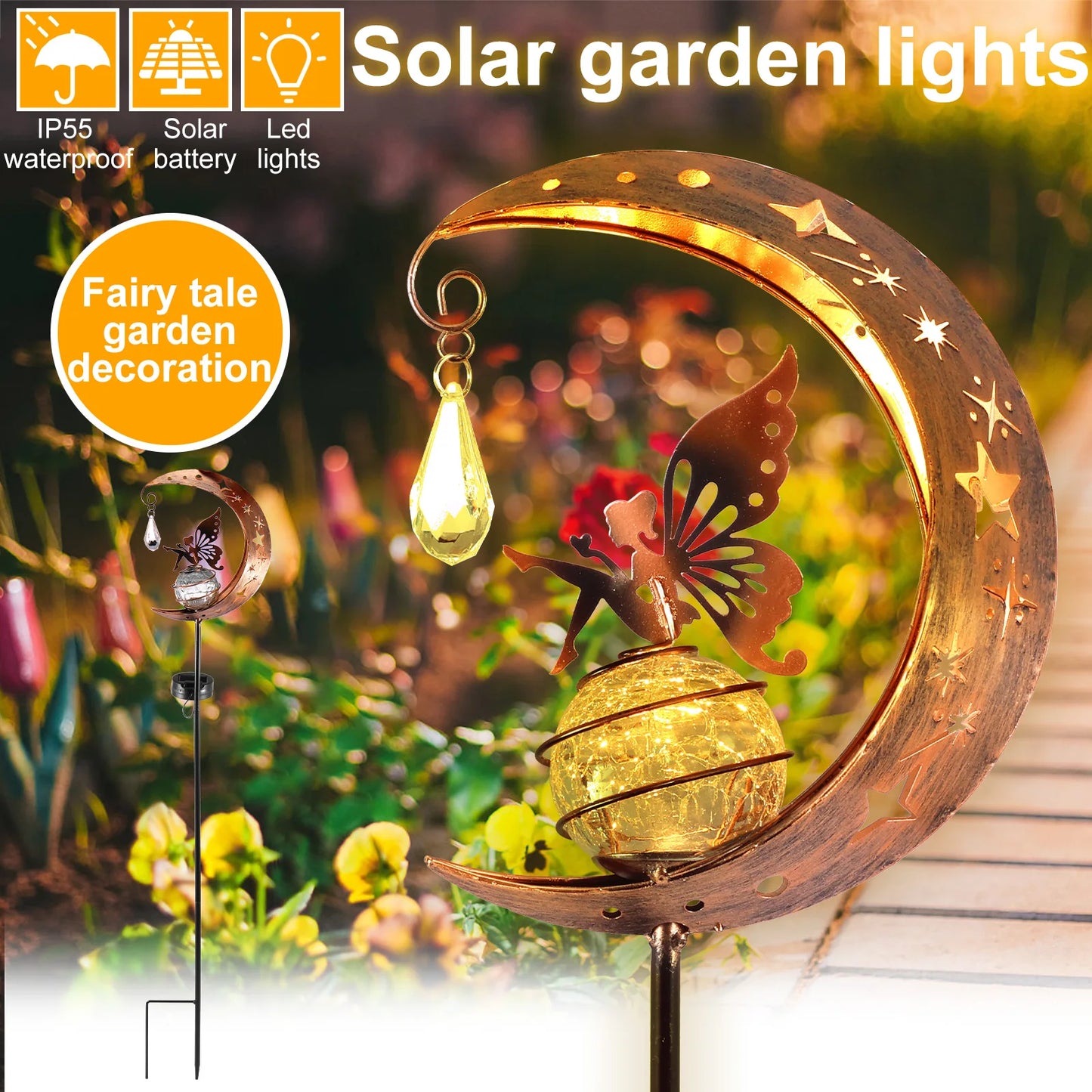Fairy Moon Solar Light