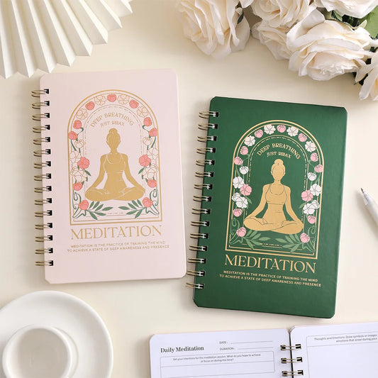 96 Pages A5 Hardcover Meditation Journal