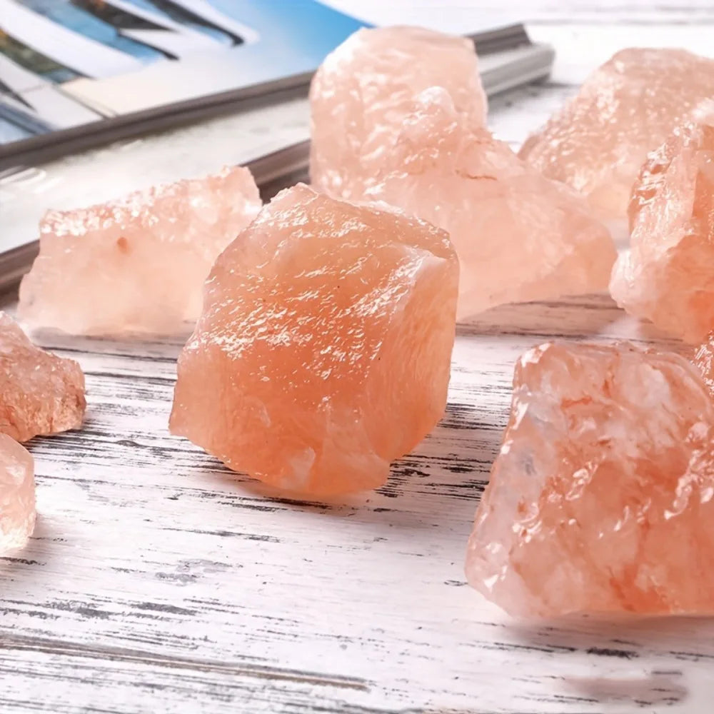 2-5cm Natural Himalayan Orange Pink Salt
