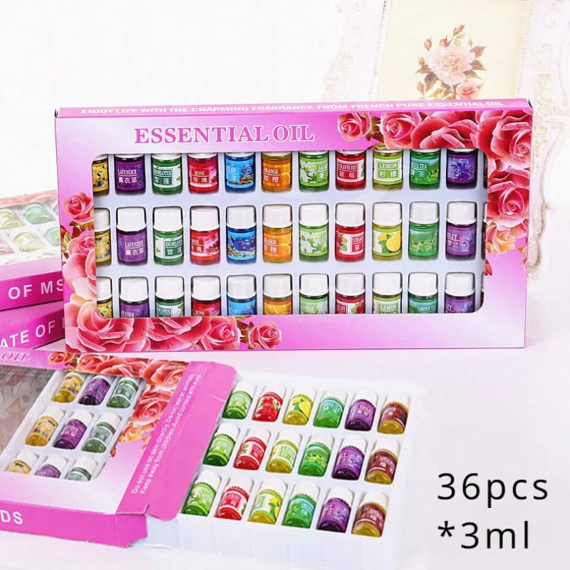 36*3ml Essential Oils Aromatherapy