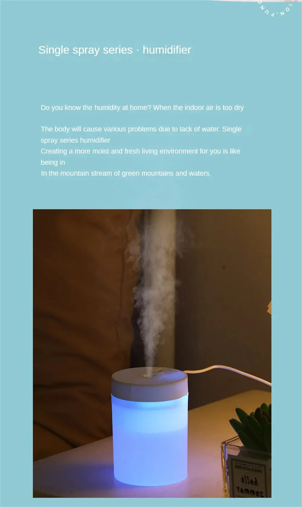 200ML Mini Humidifier USB