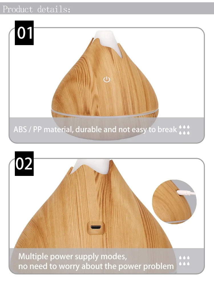 Aromatherapy Essential Oil Diffuser 350ML