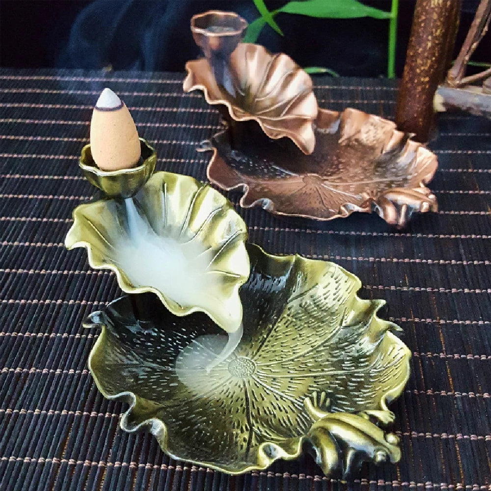 Incense Waterfall, Incense Cone Burner Frog or Fish