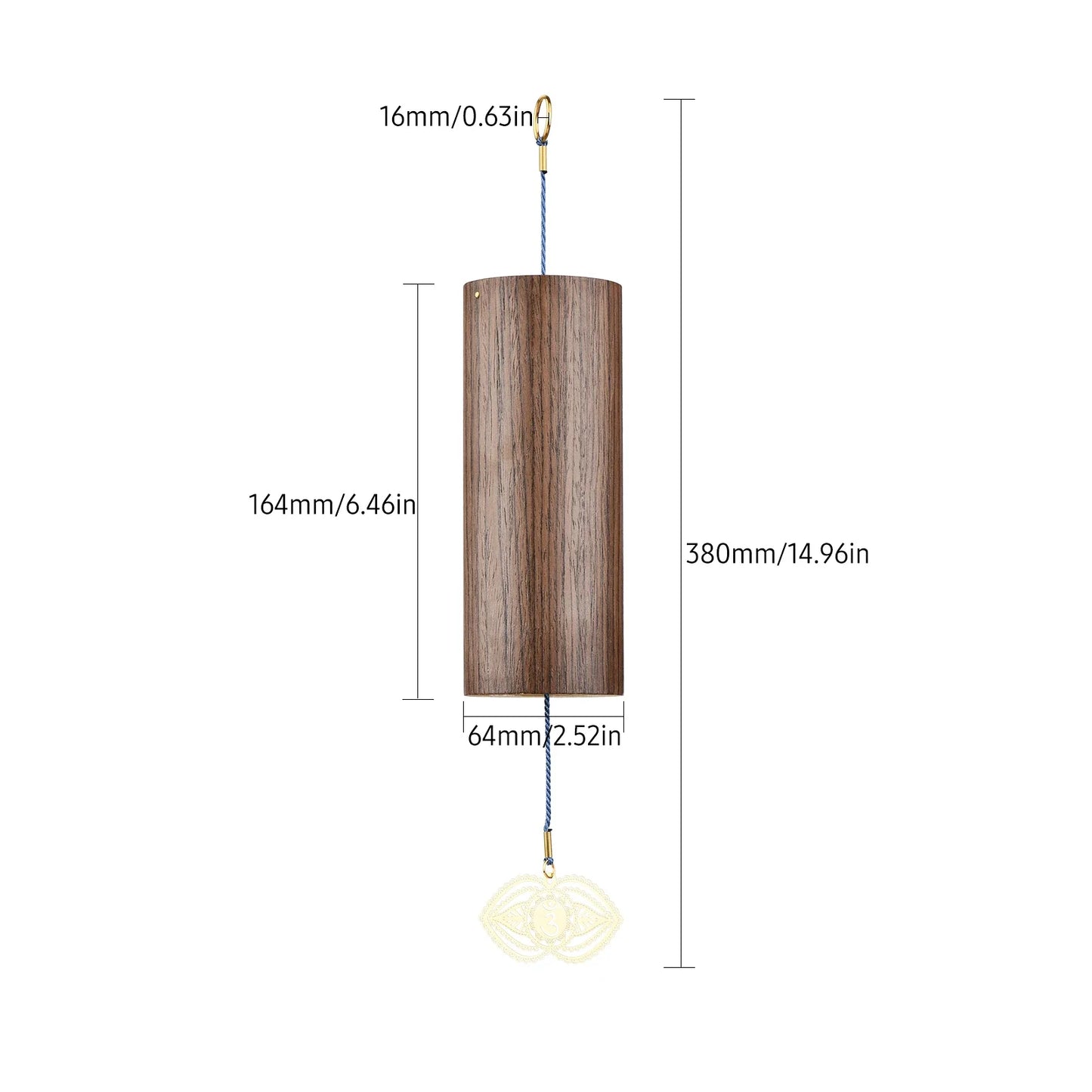 Wind Chimes Natural Bamboo
