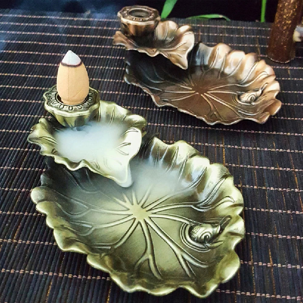 Incense Waterfall, Incense Cone Burner Frog or Fish