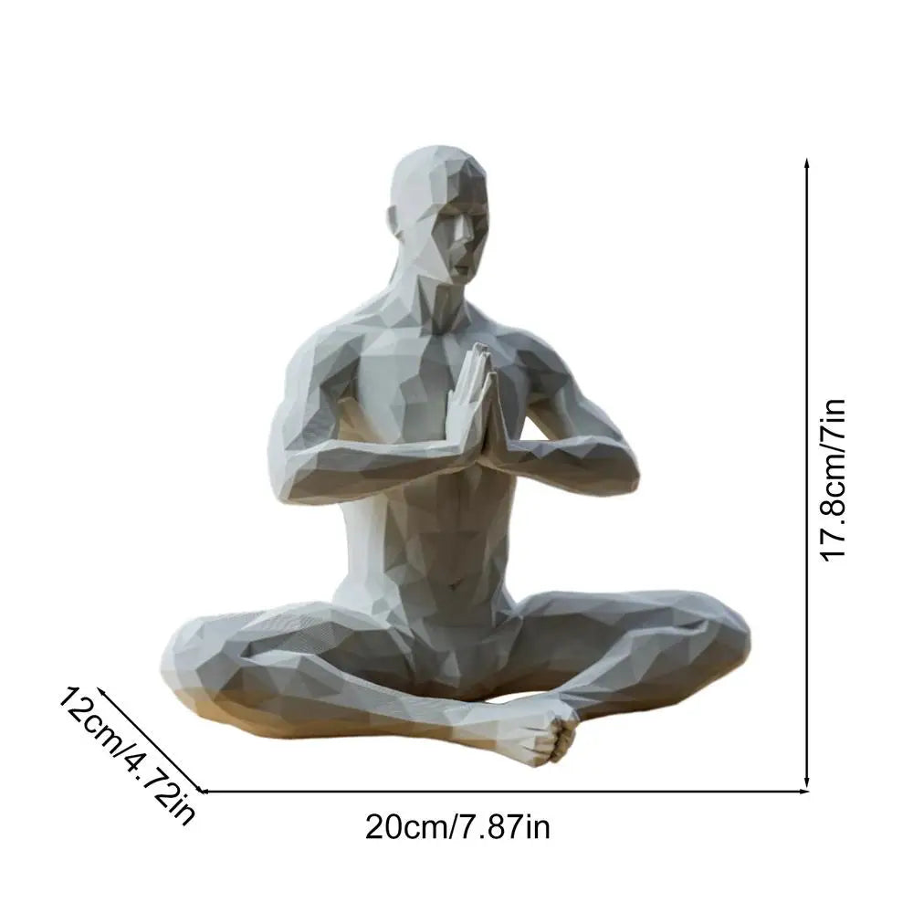 Meditation Statue Abstract Indoor