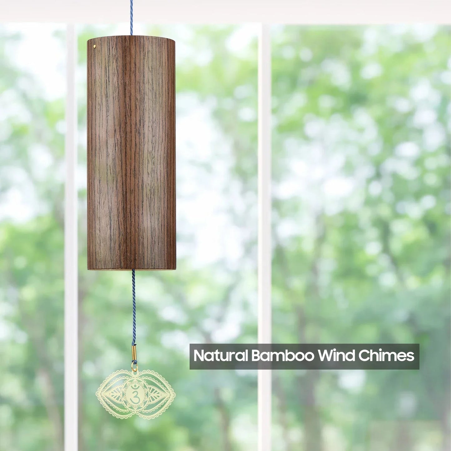 Wind Chimes Natural Bamboo