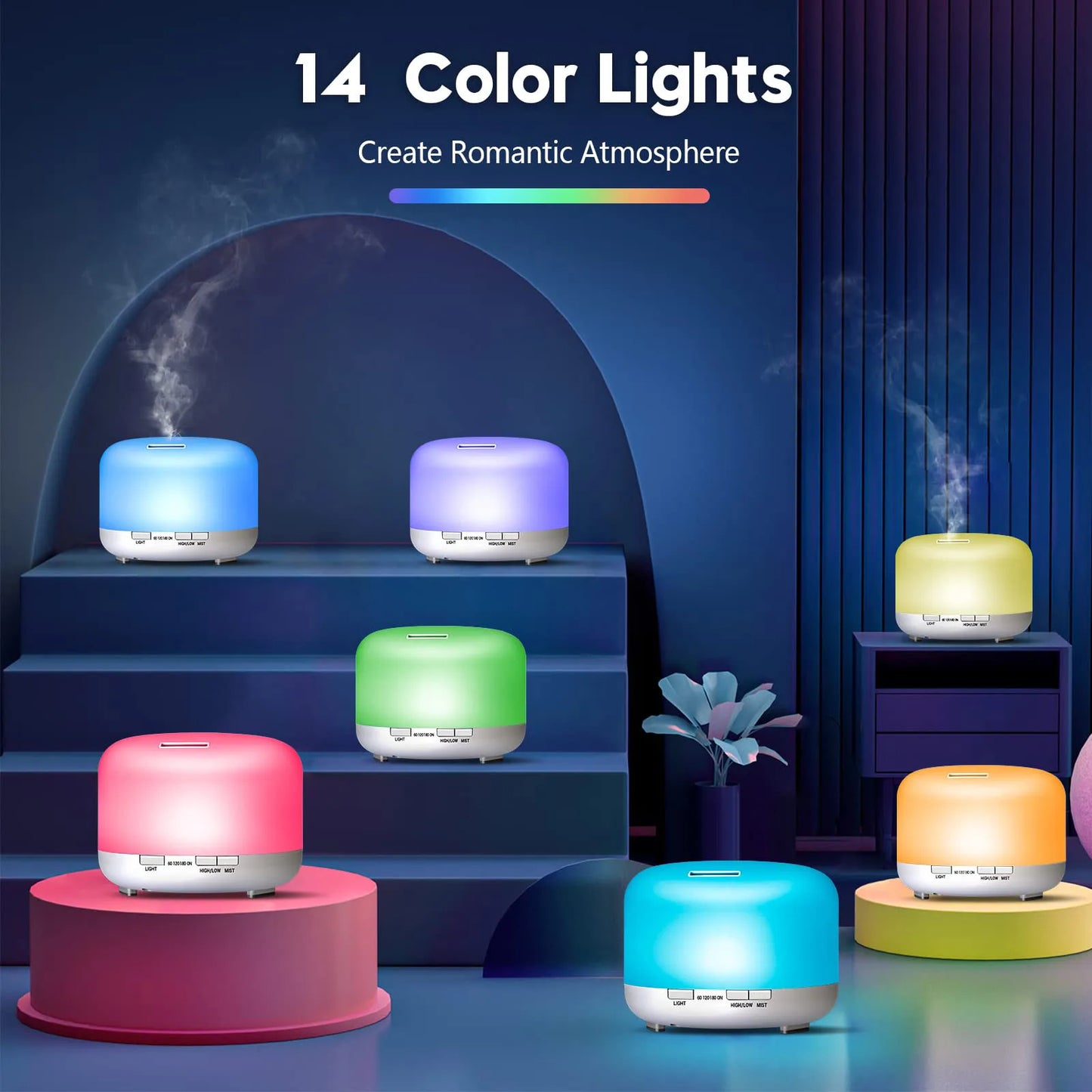 500ML Aroma Diffuser (Oils Optional)