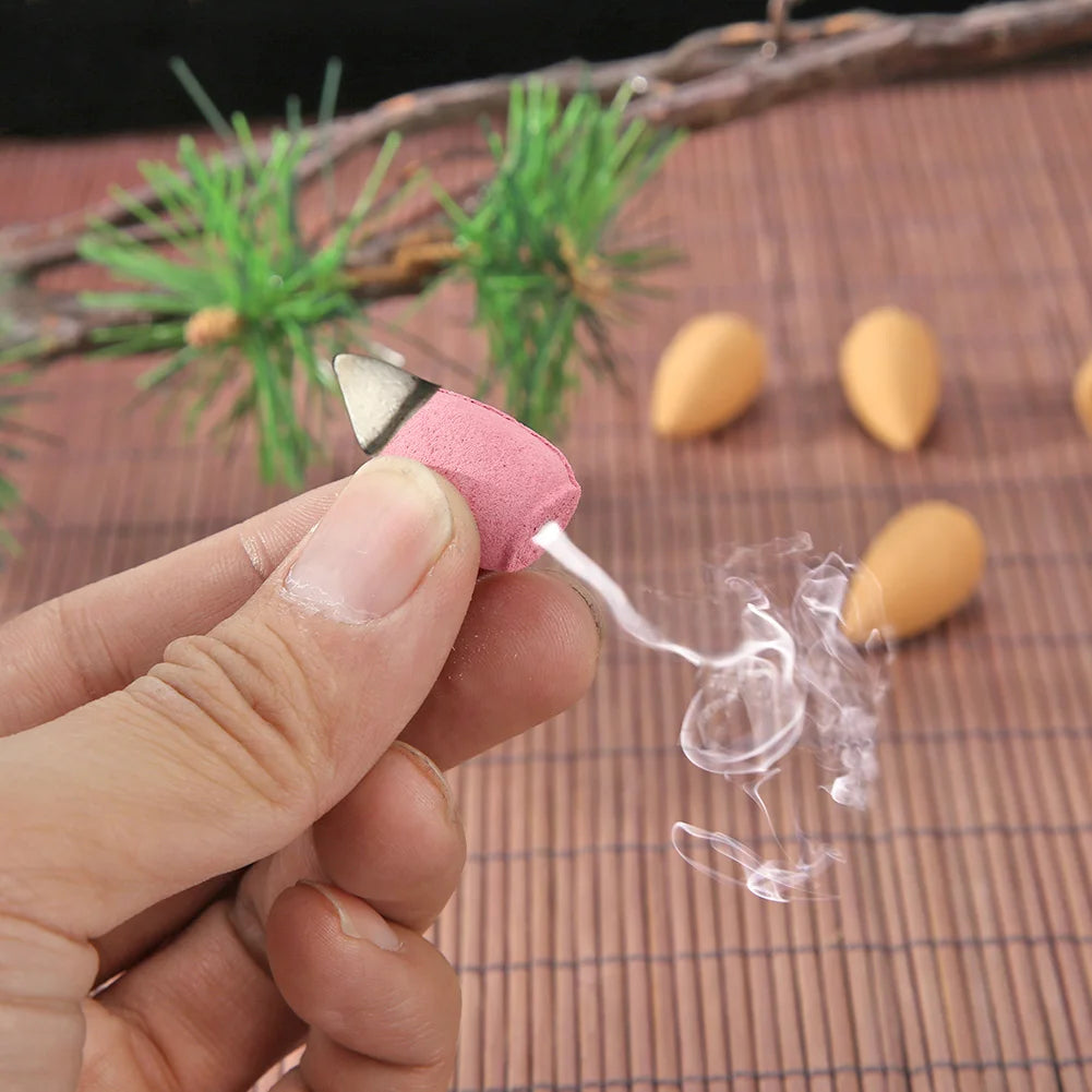 Natural Incense Mixed Waterfall Smoke Backflow Cone