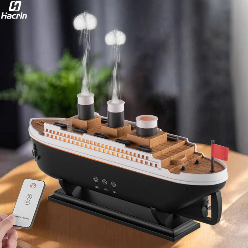 Ship Model Air Humidifier with Remote Control