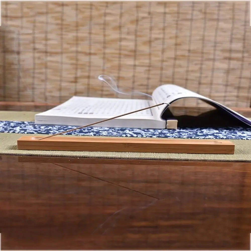 23cm Wood Sandalwood Coil Base