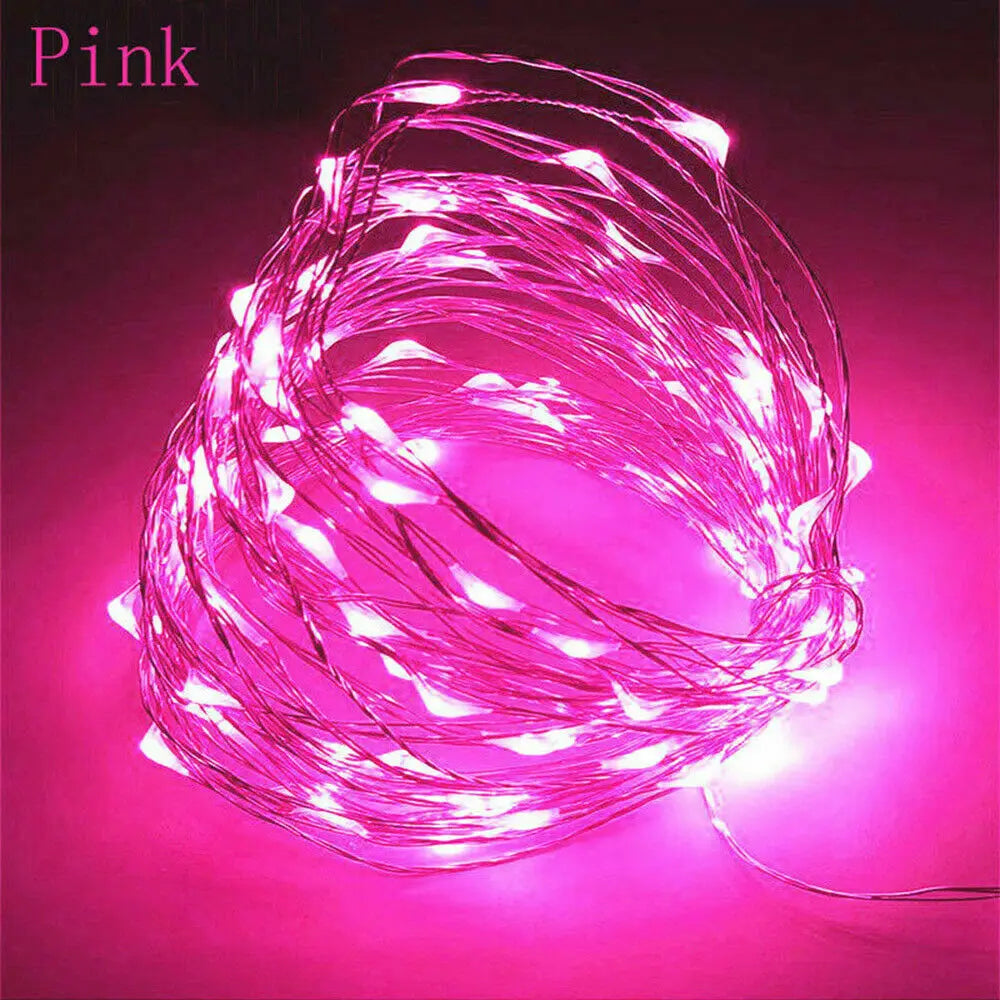 1m - 10m Fairy Lights Copper Wire